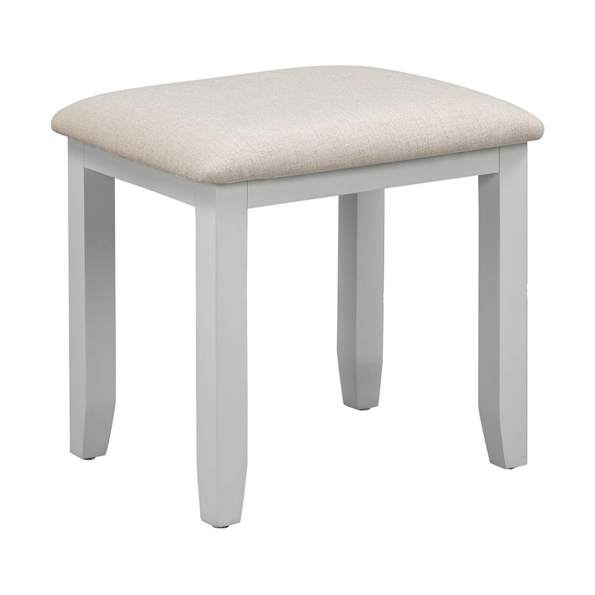 Bordeaux Dressing Table Stool Pebble Grey 2 Bordeaux Dressing Table Stool