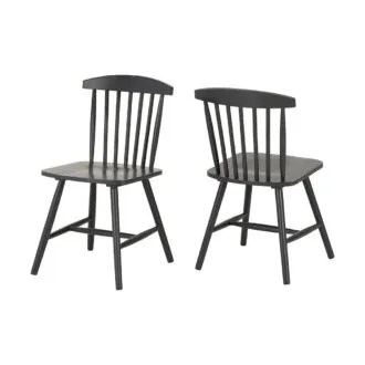 Emery Dining Chairs Dark Grey