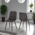 Fenton Dark Grey Dining Chairs