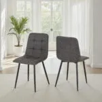 Fenton Dark Grey Dining Chairs