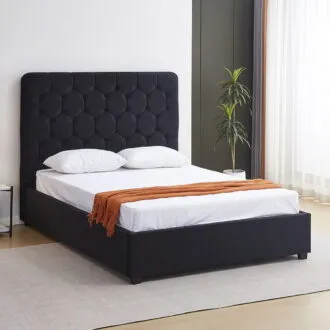 Madison Ottoman Bed in Black