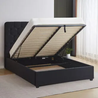 Madison Ottoman Bed in Black