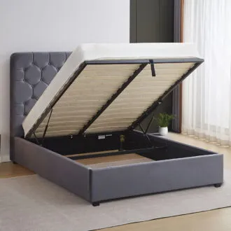 Madison Ottoman Bed in Grey