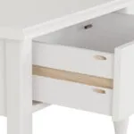 Stratford 1 Drawer Side Table – White