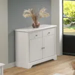 Stratford 2 Door 2 Drawer Sideboard – White