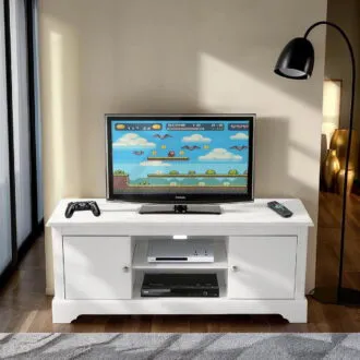 Stratford 2 Door TV Unit – White