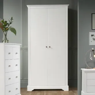 Stratford 2 Door Wardrobe – White