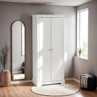 Stratford 2 Door Wardrobe – White