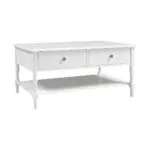 Stratford 2 drawer Coffee table - White