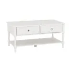Stratford 2 drawer Coffee table - White