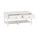 Stratford 2 drawer Coffee table - White