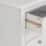 Stratford 3 Drawer Bedside Locker - White