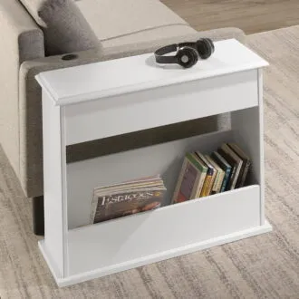 Stratford Sofa End Table – White