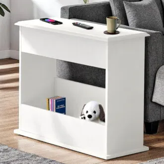 Stratford Sofa End Table – White