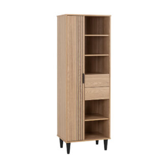 Tessa 1 Door 2 Drawer Bookcase