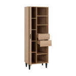 Tessa 1 Door 2 Drawer Bookcase