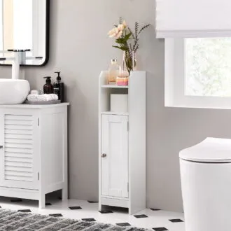 Song Bathroom Cabinet - White