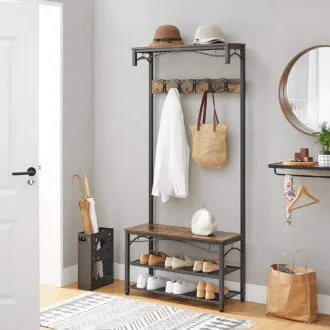 Song Hallway Shoe Rack and Bench