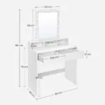 Song White Vanity Table